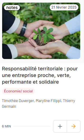 Pour une entreprise proche, verte performante et solidaire. Fondation JJ